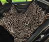 Leopard Print Car Back Seat Pet Cover