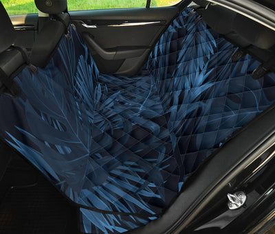 Dark Leaves Car Back Seat Pet Cover