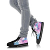 Pink Cotton Candy Tie Dye High Top Shoes