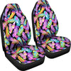 Colorful Feathers Car Seat Covers