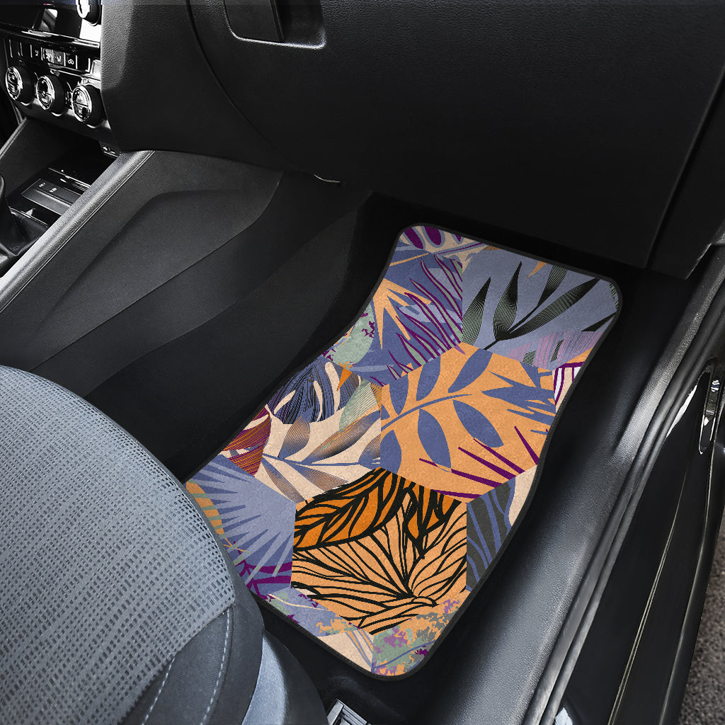 Floral Honeycomb Car Floor Mats
