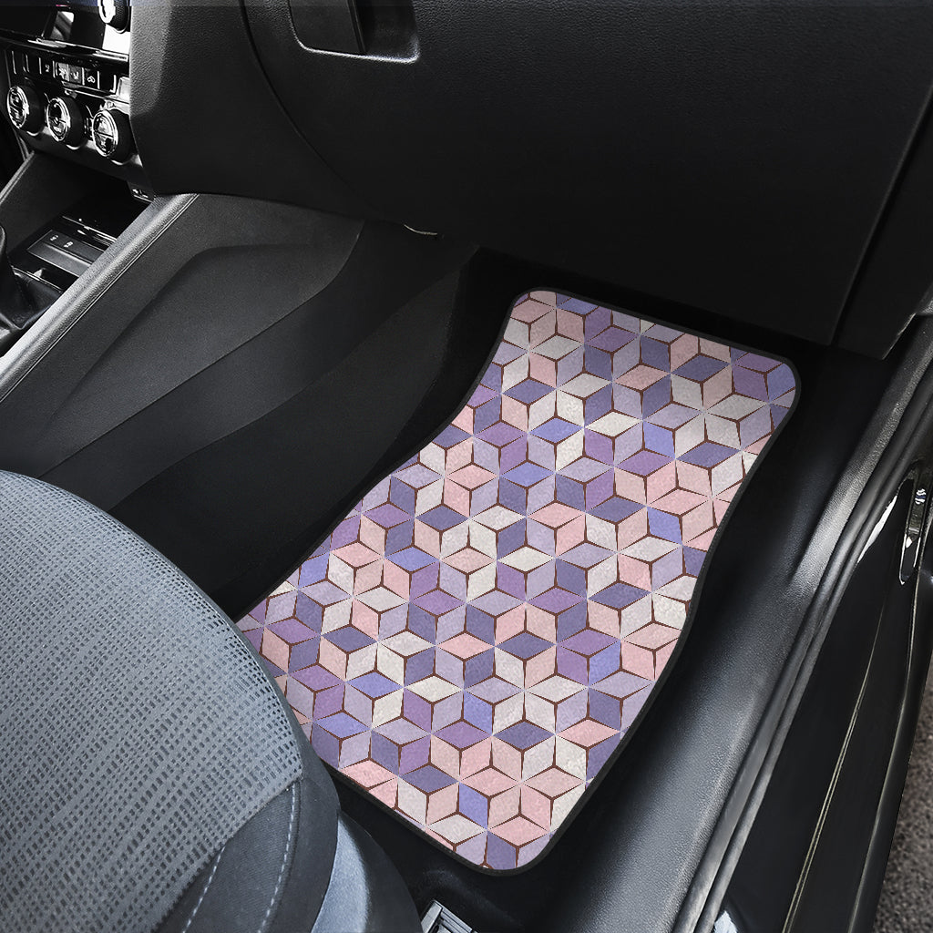 Blue Purple Abstract Car Floor Mats