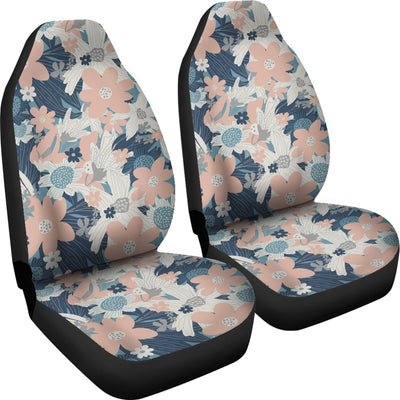 Abstract Flowers Car Seat Covers