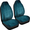 Blue Grey Grunge Car Seat Covers
