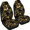 Black & Gold Oriental Car Seat Covers
