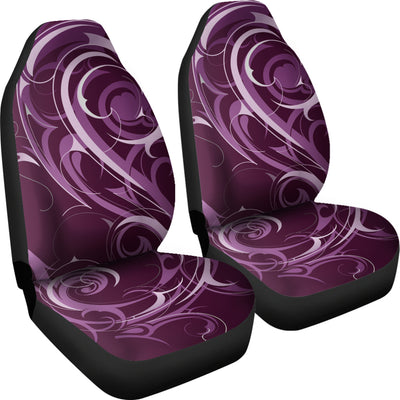 Purple Tribal Swirls Car Seat Covers