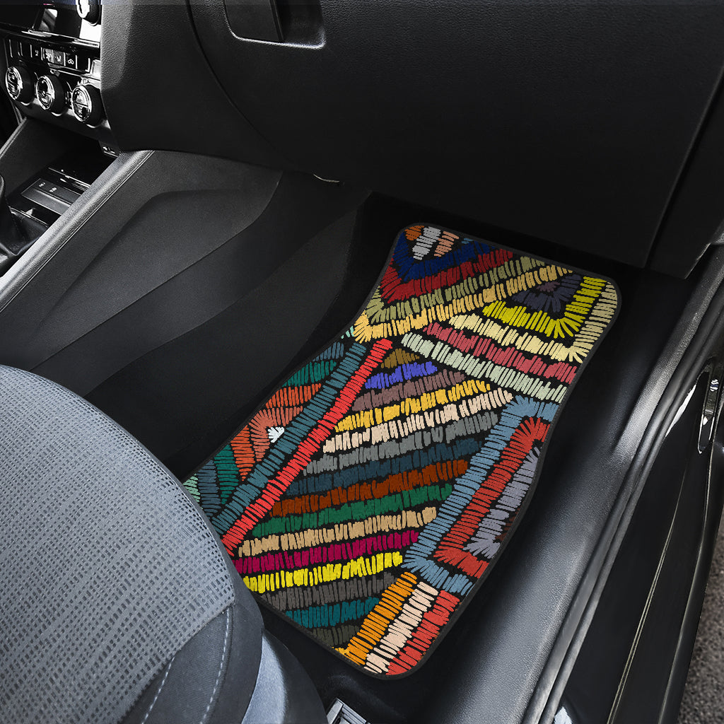 Colorful Ethnic Car Floor Mats