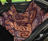 Brown Decor Car Back Seat Pet Cover