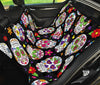Colorful Sugar Skulls Car Back Seat Pet Cover