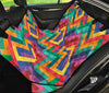 Colorful Abstract Car Back Seat Pet Cover