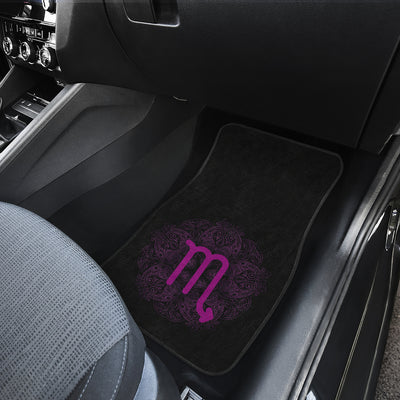 Purple Scorpio Car Floor Mats