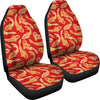 Red Oriental Fish Car Seat Covers