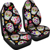 Colorful Sugar Skulls Car Seat Covers