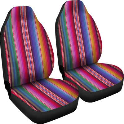 Colorful Rainbow Stripes Car Seat Covers