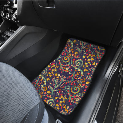 Colorful Floral Decor Car Floor Mats