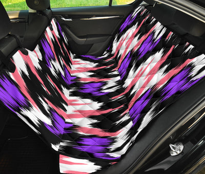 Colorful Abstract Car Back Seat Pet Cover