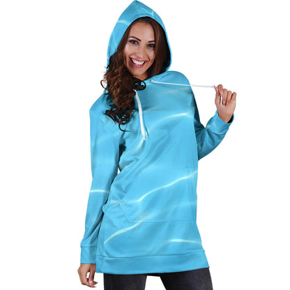 Water Surface Womens Hoodie Dress