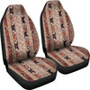 Knit-Print Stripes Car Seat Covers