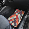 Retro Checkered Car Floor Mats