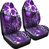 Purple Abstract Car Seat Covers