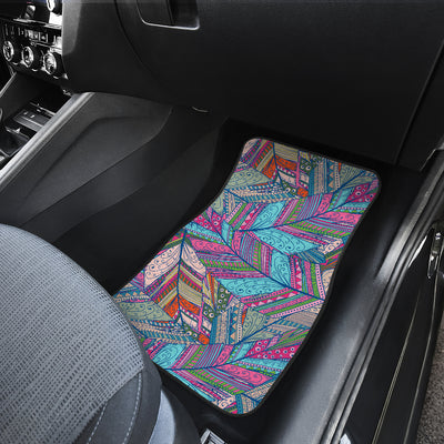 Colorful Feathers Car Floor Mats