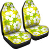 Yellow Aloha Flowers Car Seat Covers