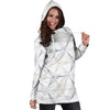 Triangular Stars Womens Hoodie Dress