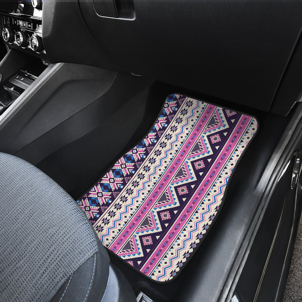 Pink Ethnic Car Floor Mats
