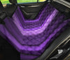 Purple Stripes Car Back Seat Pet Cover