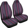 Purple Boho Stripes Decor V3 Car Seat Covers