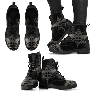 Black Spiritual Dragonfly Boots