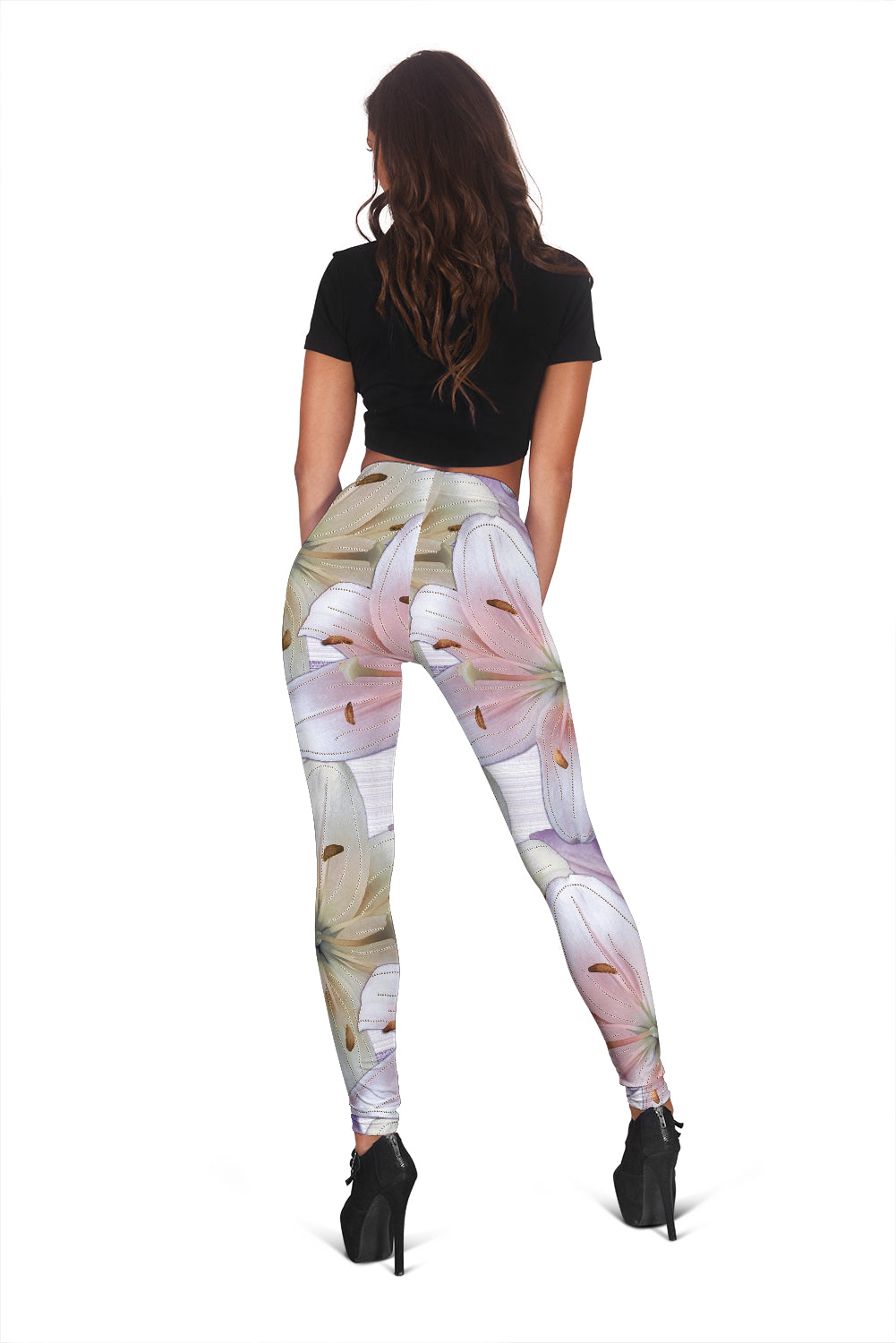 Purple Flowers Leggings