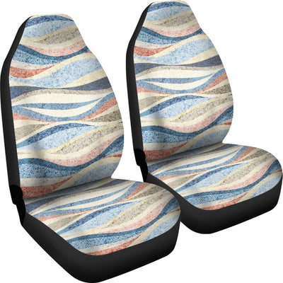 Abstract Waves Car Seat Covers