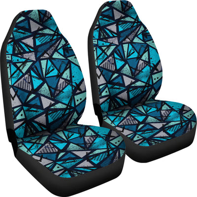 Blue Abstract Car Seat Covers