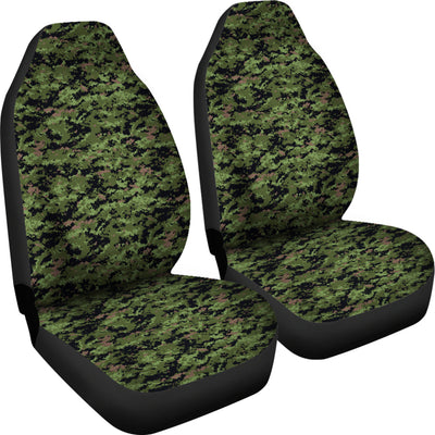 Army Green Digital Camouflage Car Seat Covers