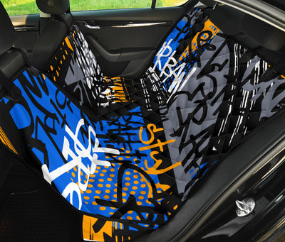 Urban Graffiti Car Back Seat Pet Cover