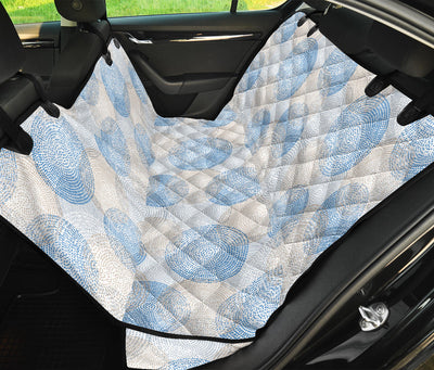 Abstract Circles Car Back Seat Pet Cover