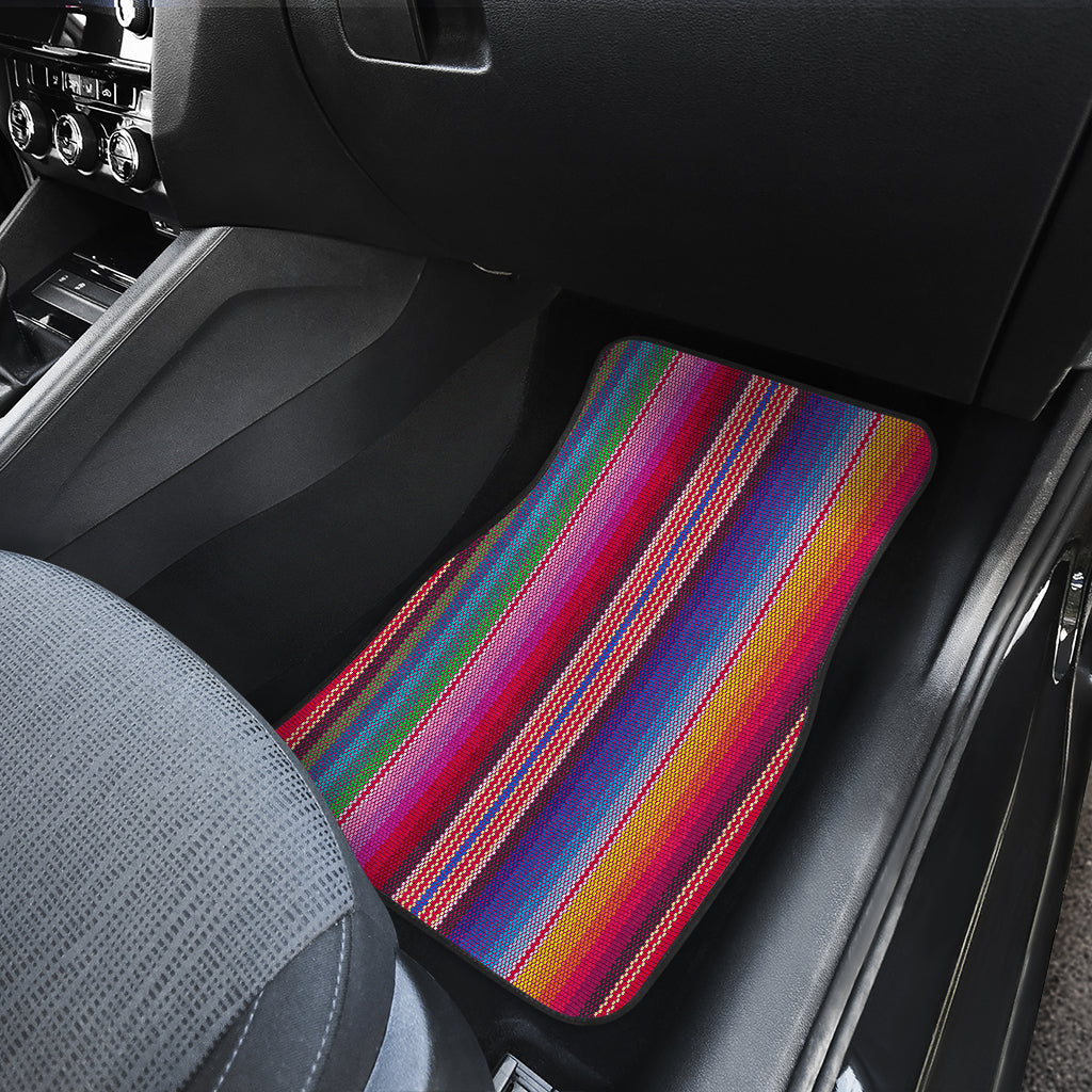 Colorful Rainbow Stripes Car Floor Mats