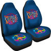 Colorful Peace & Love Car seat Covers