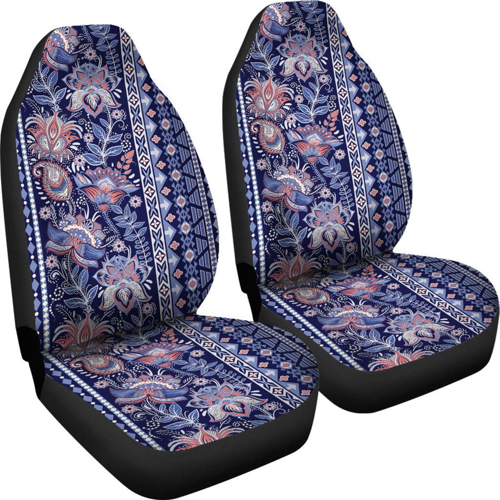 Blue Elegant Decor Car Seat Covers
