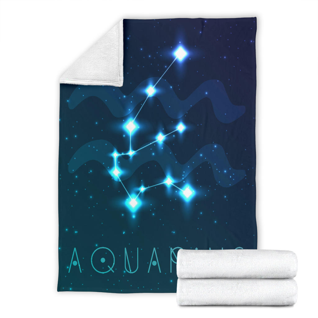 Aquarius Zodiac Blanket