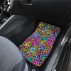 Colorful Abstract Animal Print Car Floor Mats
