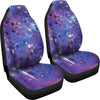 Purple Abstract Art Car Seat Covers