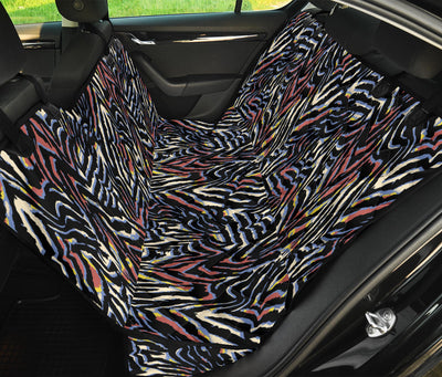 Colorful Animal Print Car Back Seat Pet Cover