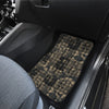 Vintage Floral-Plaid Car Floor Mats