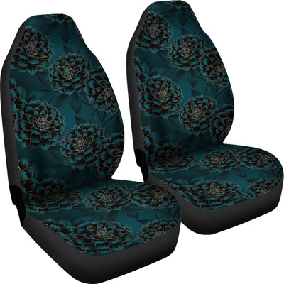 Dark Blossom Pattern Car Seat Covers