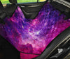 Purple galaxy Car Backseat Pet Cover