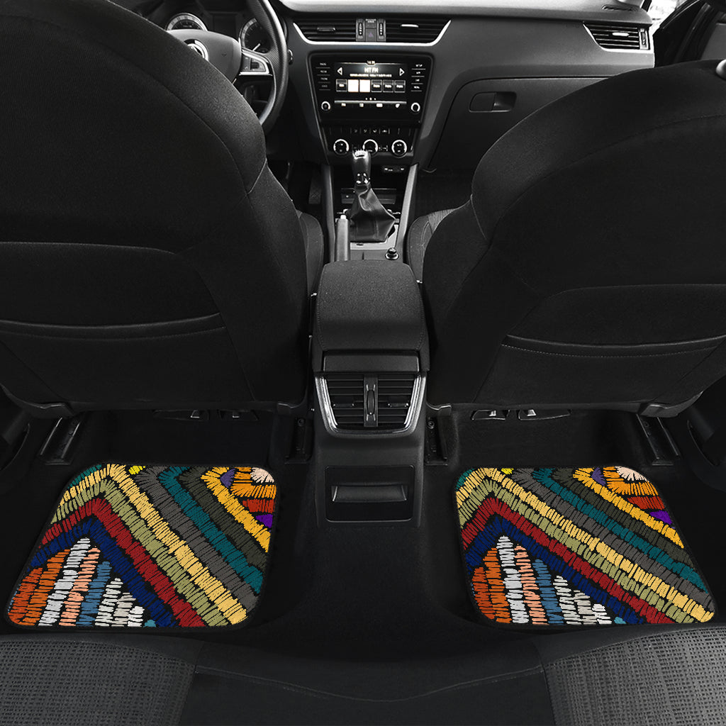 Colorful Ethnic Car Floor Mats