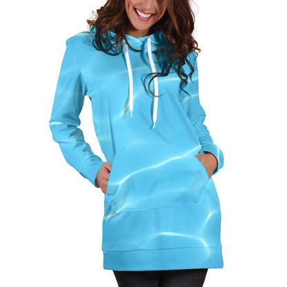 Water Surface Womens Hoodie Dress