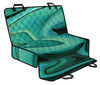 Green Marble Print Car Back Seat Pet Cover